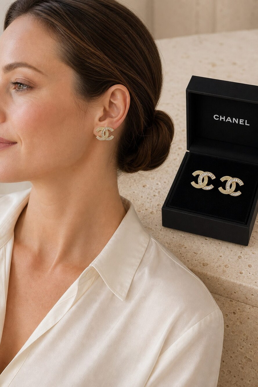 CHANEL Classic Parisian Earrings Style 29 | New with Box - Picture 9 of 9